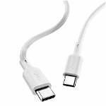 Cablu USB-C Benks D36 Quick Charge 1.2m Alb