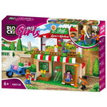 Set de constructie Blocki My Girls - Pizzeria lui Lary, 264 piese