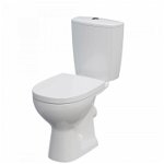 Cersanit, Arteco New, set vas wc stativ Clean On cu rezervor si capac Soft Close inclus