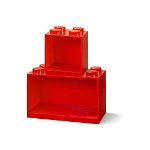 Set de rafturi LEGO LEGO BRICK 4 și BRICK 8 (roșu)