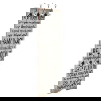 vidaXL Cuier de perete cu 6 carlige 120x40 cm HAPPY LOVE