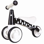 Bicicletă fara pedale neagra Ecotoys Zebra, ECOTOYS