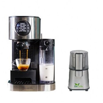 Pachet Espressor cafea Studio Casa SC509 BARISTA LATTE 15Bar cu rezervor lapte + Rasnita Del Caffe Grind Master 220W 60g