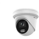 Camera supraveghere Hikvision DS-2CE79DF8T-AZE, Turret, 2 MP, Infrarosu 40m, lentila 2.8-12mm (Alb), Hikvision