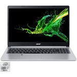 Laptop Acer 15.6'' Aspire A515-55, FHD, Procesor Intel® Core™ i7-1065G7 (8M Cache, up to 3.90 GHz), 16GB DDR4, 512GB SSD, Intel Iris Plus, No OS, Silver