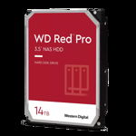 Hard Disk Desktop Western Digital WD Red Pro NAS 14TB 7200RPM SATA3 512MB, Western Digital