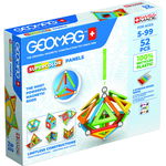 Constructor magnetic Geomag - Supercolor, 52 piese