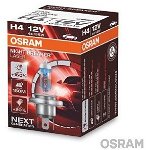 Bec Osram night breaker laser next generation h4 12v 60/55w p43t