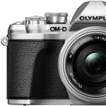 Aparat foto Olympus OM-D E-M10 Mark III kit (obiectiv 14-42 IIR), argintiu