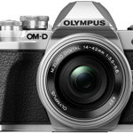 Aparat foto Olympus OM-D E-M10 Mark III kit (obiectiv 14-42 IIR), argintiu