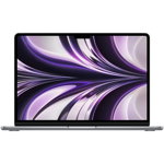 13.6'' MacBook Air 13 with Liquid Retina, M2 chip (8-core CPU), 24GB, 512GB SSD, M2 10-core GPU, macOS Monterey, Space Grey, INT keyboard, 2022, Apple