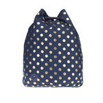 Rucsac bleumarin Mi-Pac Denim Polka 18l cu buline aurii