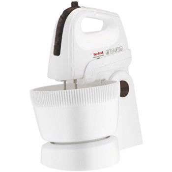 Mixer cu bol Tefal PowerMix HT615, 500 W, 3.3 l, 5 viteze, Alb