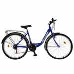 Bicicleta CITY 26 RICH R2632A culoare albastru-alb