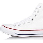 Converse High Sneakers In Canvas White, Converse