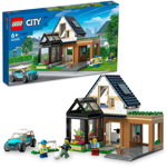 LEGO® City - Casa de familie si masina electrica 60398, 462 piese