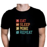 Tricou pentru mineri, personalizat cu mesaj amuzant, Priti Global, PRITI GLOBAL