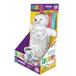 Ursuleț și carioci lavabile Color Me - Set Creativ, D-Toys
