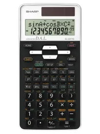 Calculator de birou Sharp calculators Calculator stiintific, 12 digits, 273 functii, 161x80x15 mm, SHARP EL-531THBWH - negru/alb