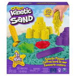 Set nisip kinetic, Seaside, Kinetic Sand, 454g, +3 ani, Spin Master