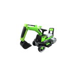 Excavator electric pe baterie cu muzica si lumini LED C3 R-Sport - Verde, R-Sport