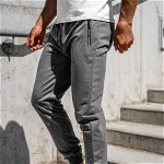 Pantaloni de trening gri bărbați Bolf CE006, BOLF