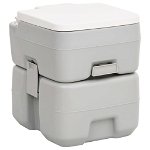vidaXL Set portabil cu toaletă, lavoar și rezervor apă pentru camping, vidaXL