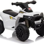 Atv quad electric, pentru copii, xh116, leantoys, 5702, alb-negru