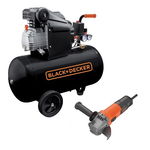 Polizor unghiular Black & Decker BEG110-QS, 750 W, 12.000 RPM, 115 mm, BLACK+DECKER