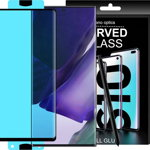 Hurtel 3D Edge Nano Flexi Glass folia szklana szkło hartowane na cały ekran z ramką Samsung Galaxy S21+ 5G (S21 Plus 5G) czarny, Hurtel