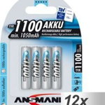 Ansmann Baterie Reîncărcabilă AAA / R03 1050mAh 12 buc., Ansmann