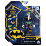 Figurina Batman - Joker articulata, cu 3 accesorii surpriza, 10 cm