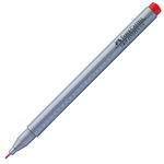 Liner 0.4 mm Grip Faber-Castell Rosu, Faber-Castell