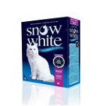 Nisip litieră Snow White, Multi Cat Parfumat, 12L, pentru casele cu mai multe pisici, Snow White