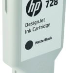 Cartus de cerneala, HP, negru mat, Pentru HP 728, 300 ml