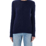 Ralph Lauren Cable-knit cashmere sweater Pink