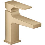 Baterie lavoar bronz periat cu ventil inclus, Hansgrohe Metropol 100, Hansgrohe