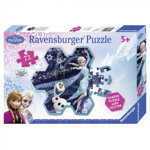 Ravensburger - Puzzle Frozen fulgul de zapada al Elsei, 73 piese