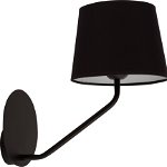Aplică Sigma Lampă de perete pentru sufragerie neagră Sigma Lisbon 32112, Sigma