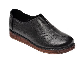 Pantofi FLAVIA PASSINI negri, D8957, din piele naturala
