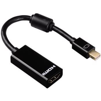 Adaptor Hama 53768, Mini-DisplayPort - HDMI, Negru