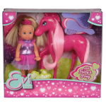 Papusa Simba Evi Love Fairy 12 cm cu ponei Pony si accesorii, Simba