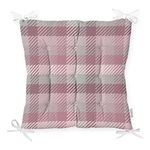 Pernă pentru scaun Minimalist Cushion Covers Flannel Pink, 40 x 40 cm