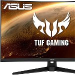 Monitor Curbat Gaming Asus TUF 31.5", WQHD (2560x1440), 165Hz, Extreme Low Motion Blur™, Adaptive-sync, FreeSync™ Premium, 1ms (MPRT), HDR10, VG32VQ1B