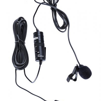 Microfon lavaliera omnidirectional pentru camere foto si smartphone Boya BY-M1