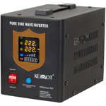 UPS pentru baterii de 12V, potrivit pentru centrale termice, Sinus Pur, 500W, Kemot PROsinius URZ3405B, Kemot