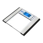 Cantar de baie cu analizator Mesko MS 8146, 180Kg, 12 memorii, Display LCD, Argintiu