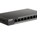 Switch DLINK DSS-100E-9P, 9 port, 10/100 Mbps, D-Link