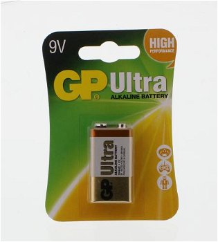 Baterie Ultra alcalina GP 9V 1buc blister, GP