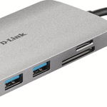 Docking station USB type C la HDMI/Gigabit/3xUSB-A/card reader + PD 100W, D-LINK DUB-M810